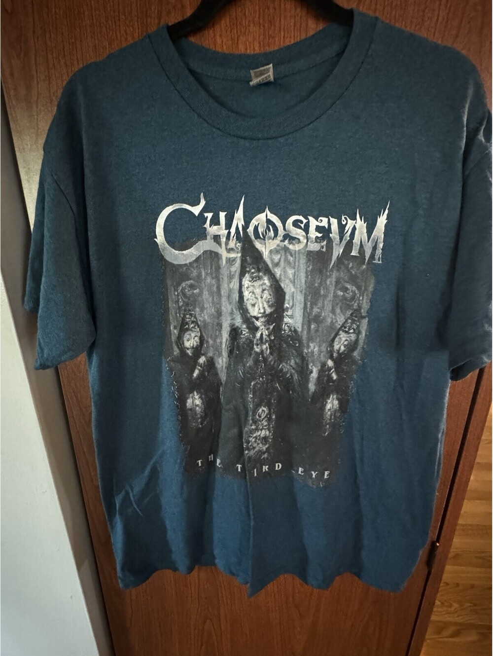 Chaoseum The Third Eye USA Tour 2023 Band Shirt Large Gildan Metal Nu Metal